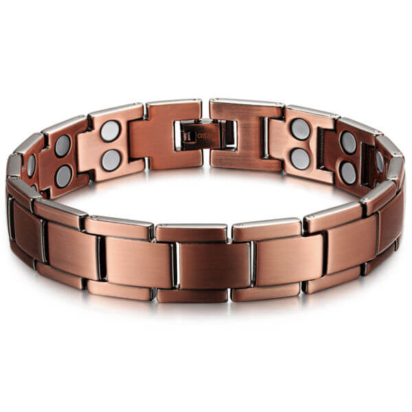 Bracelet magnétique en cuivre pour homme