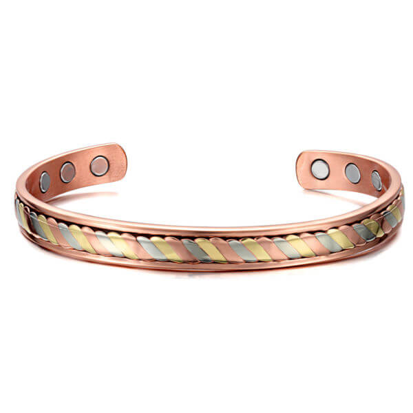 Bracelet magnétique en cuivre - bracelet aimanté - bracelet anti