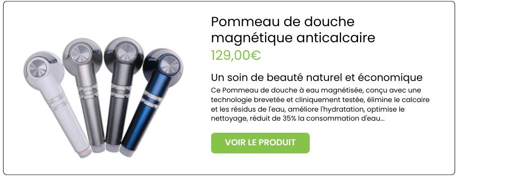 Fiche produit / Pommeau de douche magnétique anticalcaire